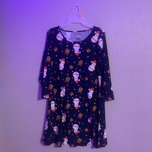 snowman dress